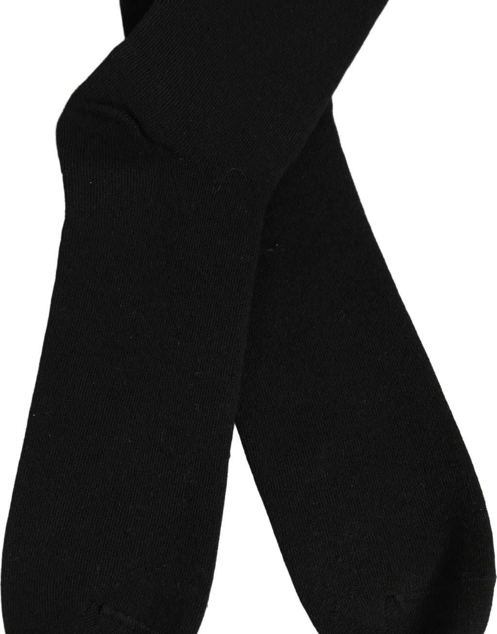 Men Black Cotton DG Logo Mid Calf Accessory Socks