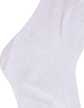 .White Nylon Logo Calf Long Women Accessory Socks