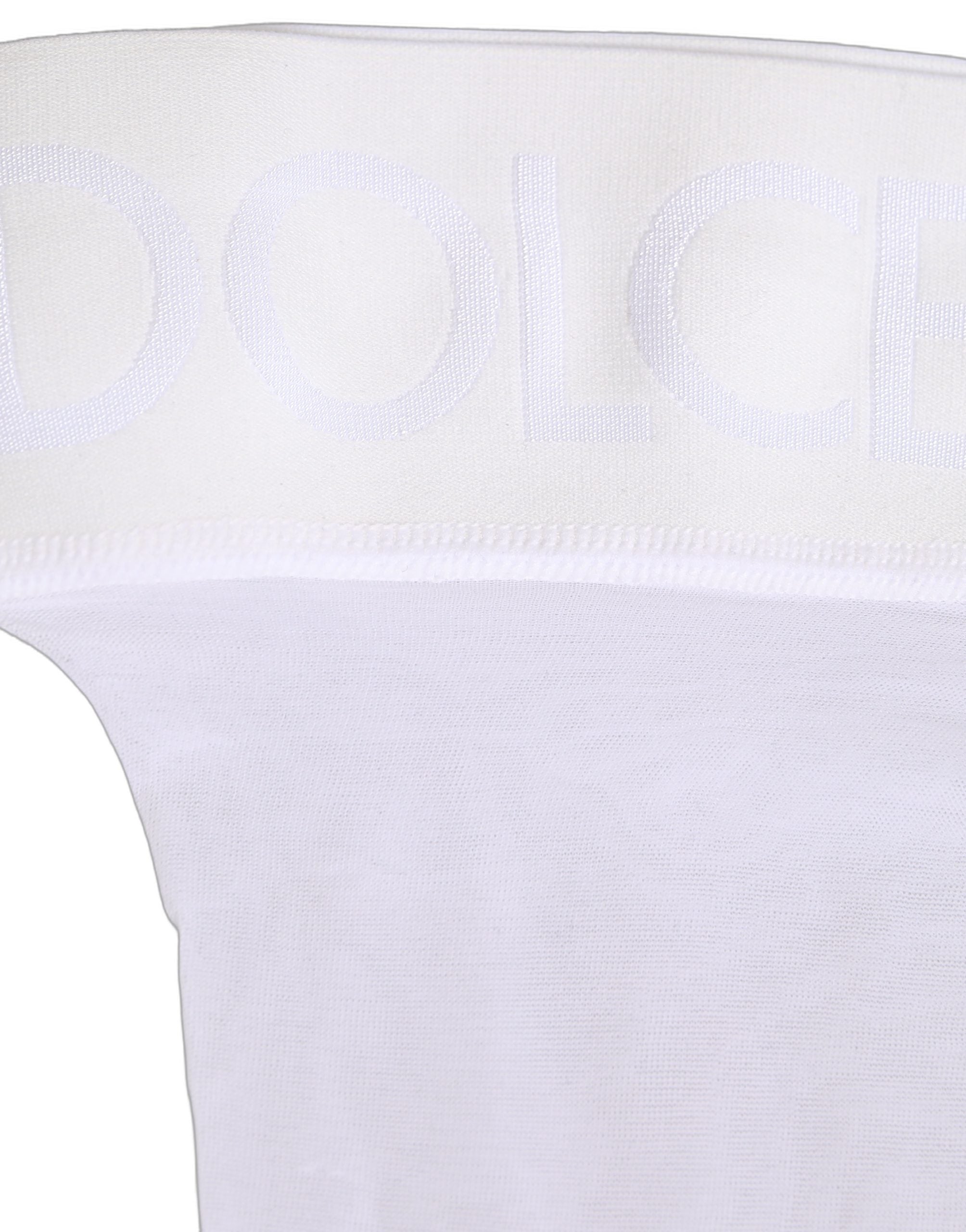 .White Nylon Logo Calf Long Women Accessory Socks
