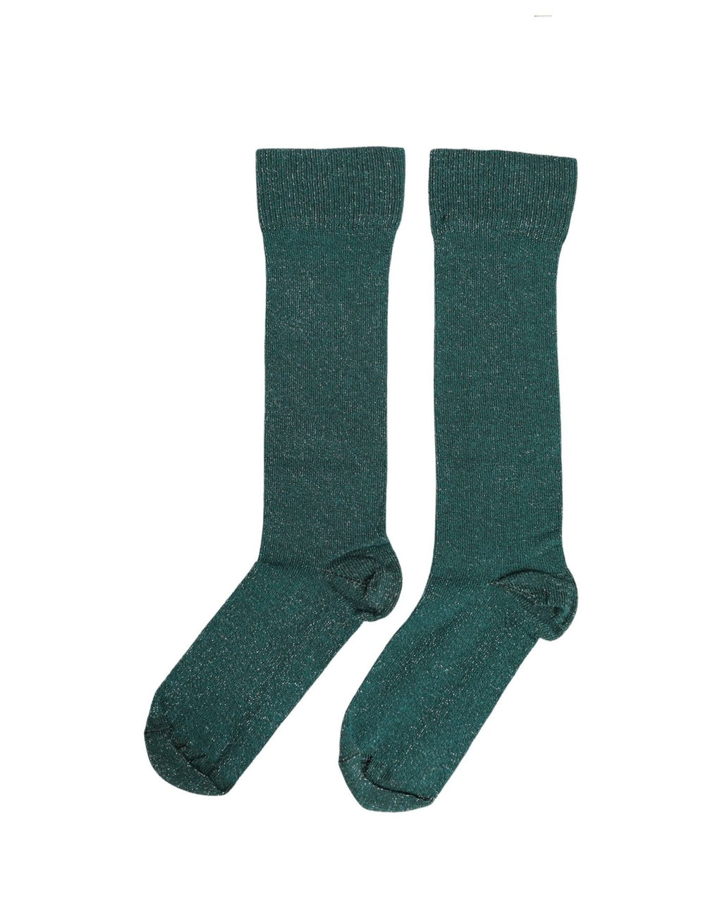 Dark Green Viscose Logo Mid Calf Accessory Socks