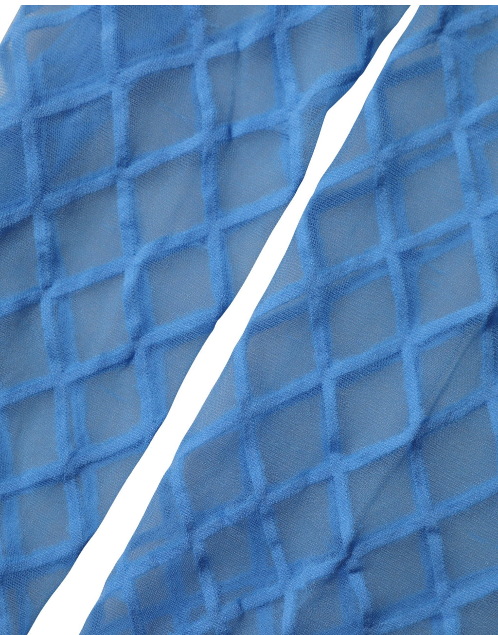 Light Blue Nylon Fishnet Pantyhose Stockings Socks