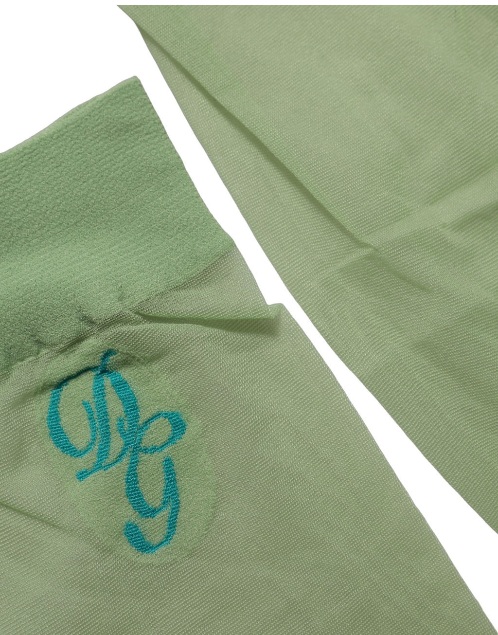Green Knee High Sheer Nylon Accessory Socks