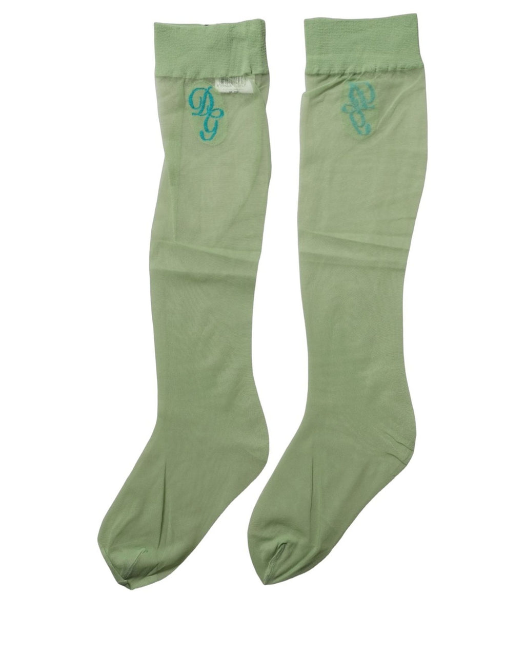 Green Knee High Sheer Nylon Accessory Socks