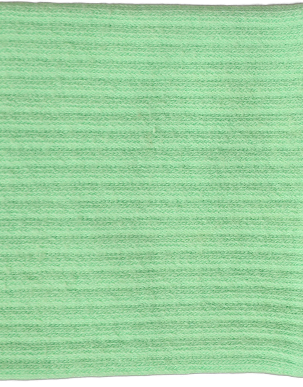 Green Cotton Ribbed Mid Calf Women Accessory Socks