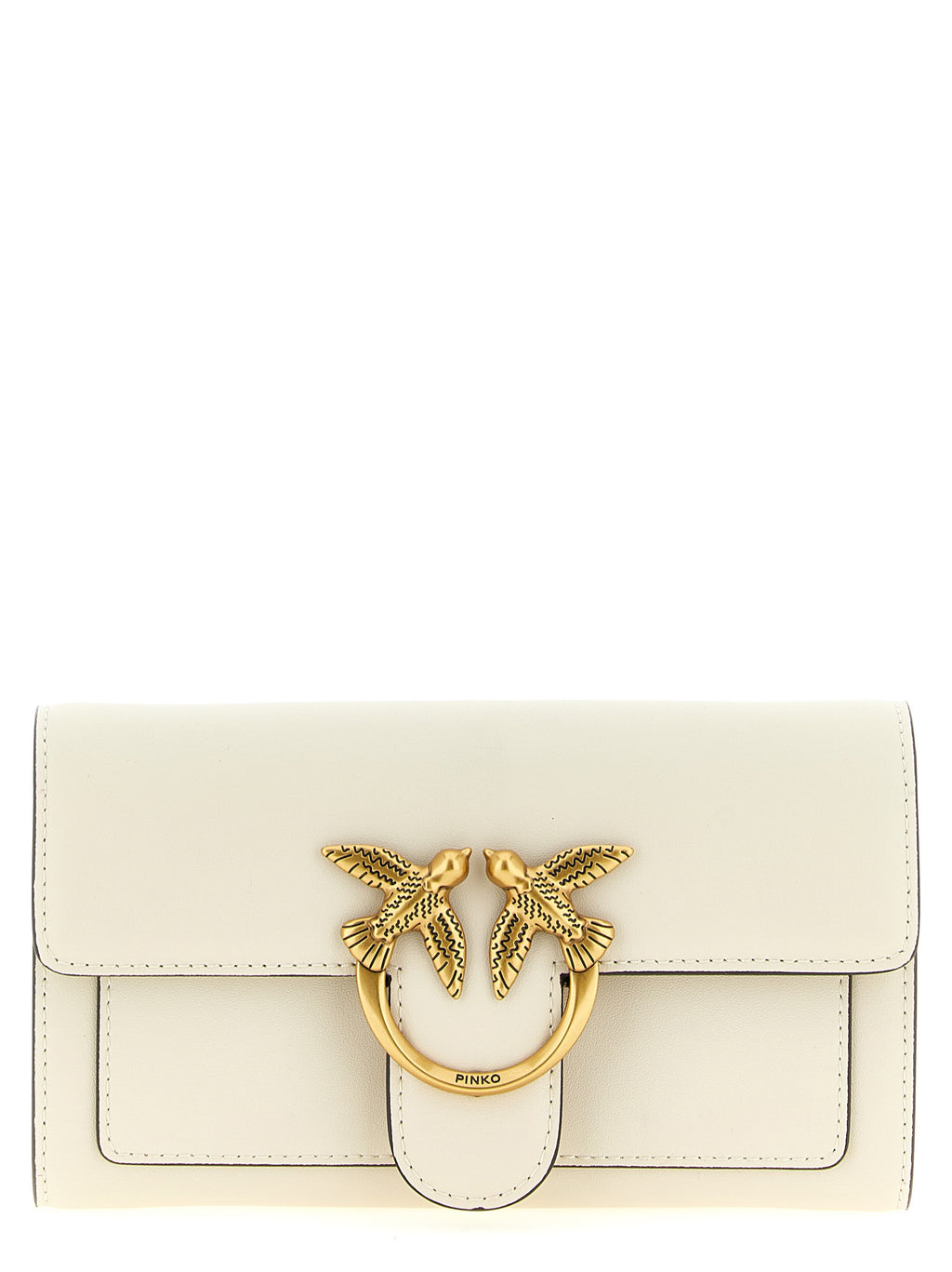White Calfskin Cardholder