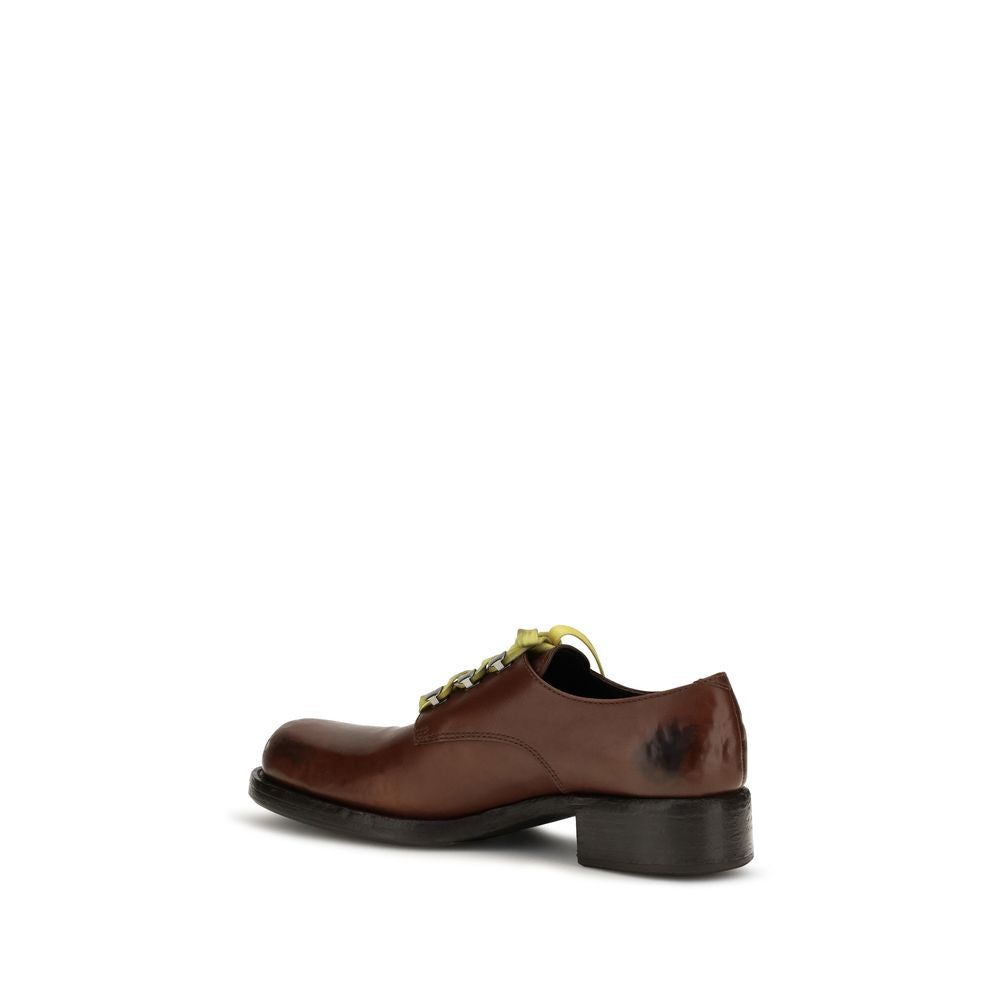 Brown Calf Leather Bos Taurus Slip-On Loafers