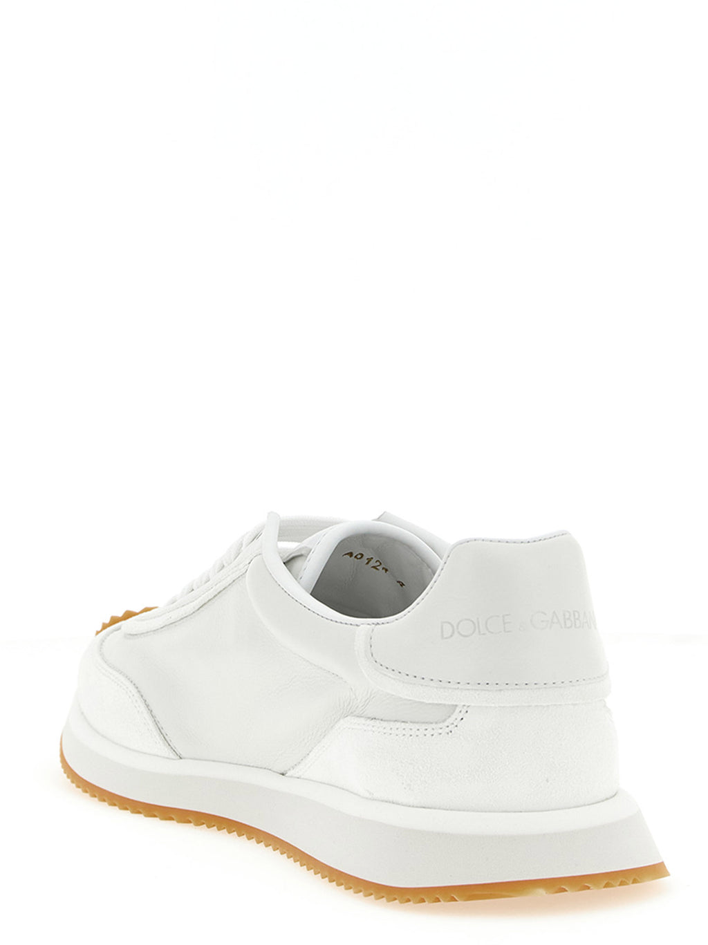 White Calfskin Low Top Sneakers