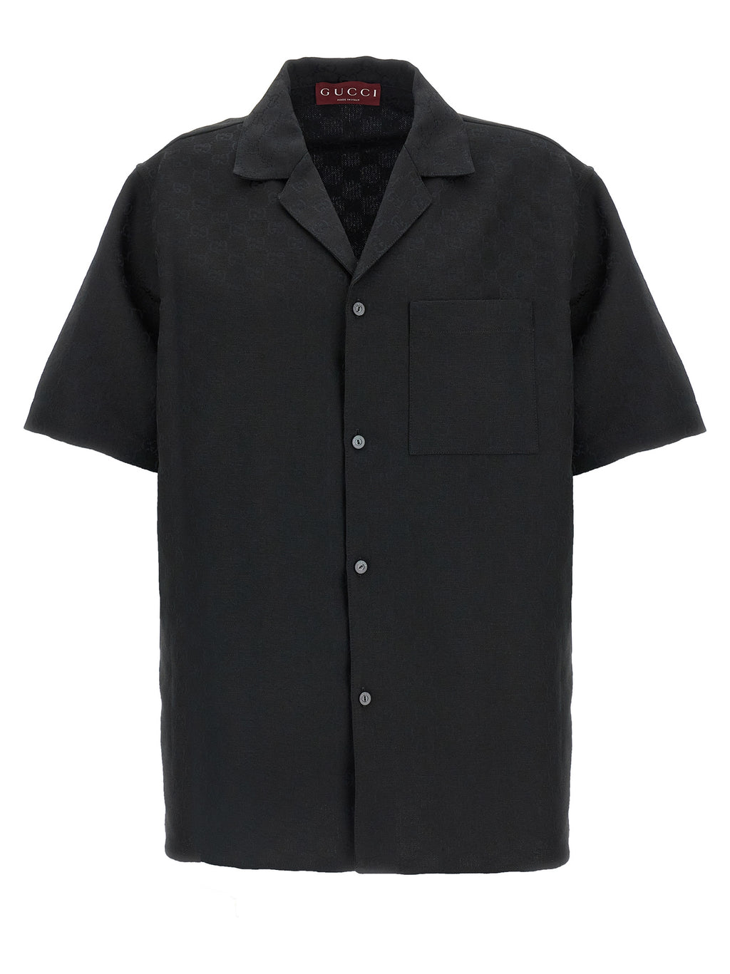 Black Linen Blouse