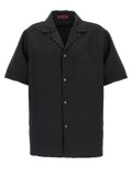 Black Linen Blouse