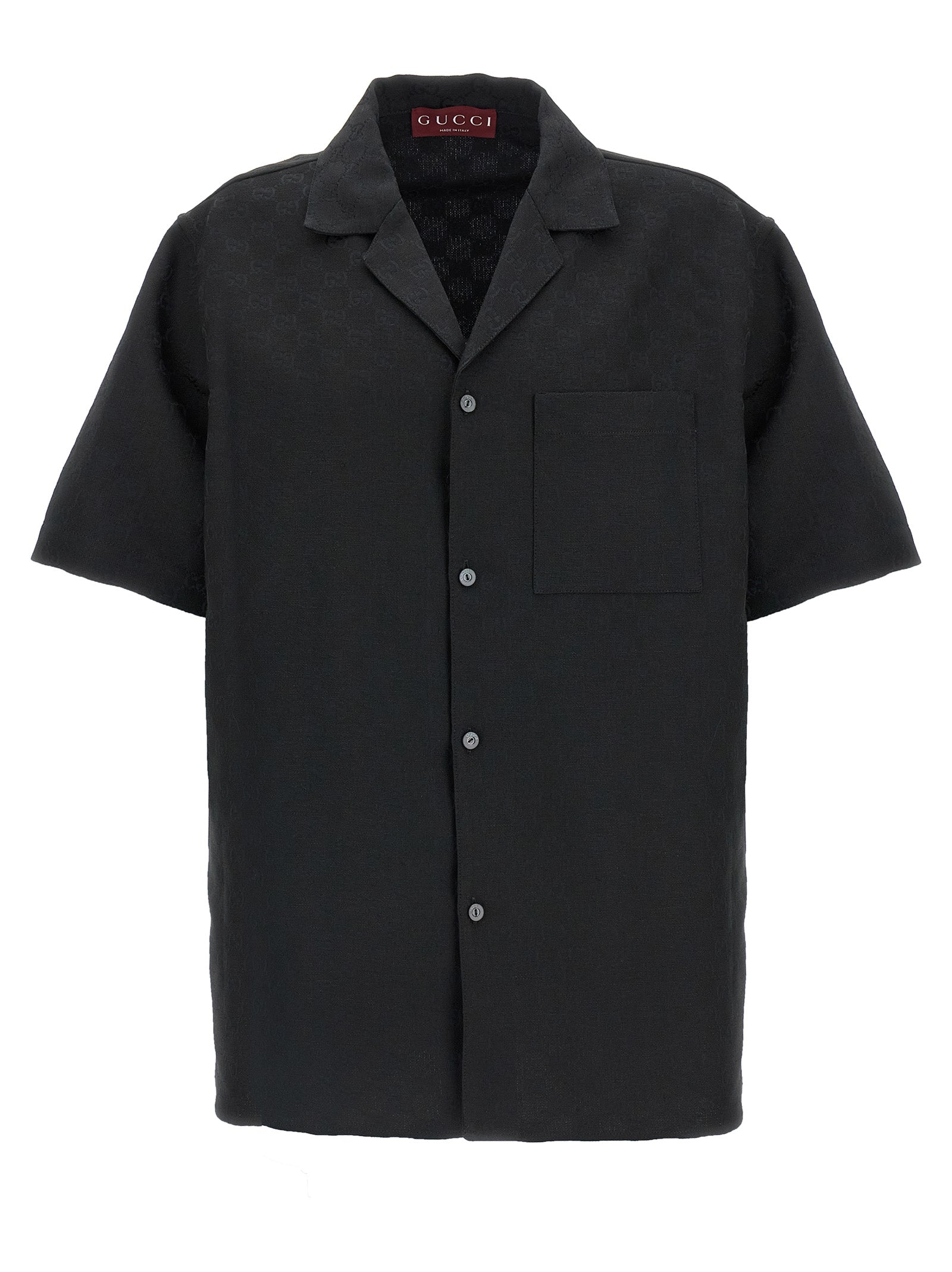Black Linen Blouse