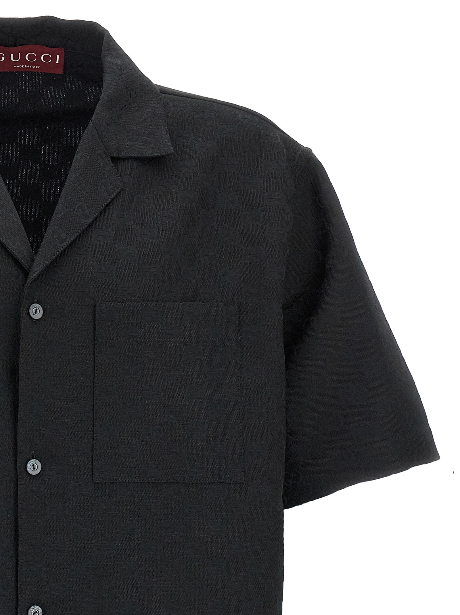 Black Linen Blouse