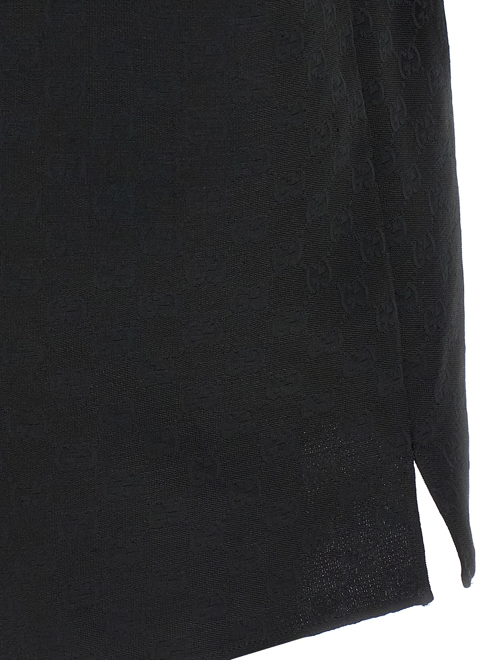 Black Linen Blouse
