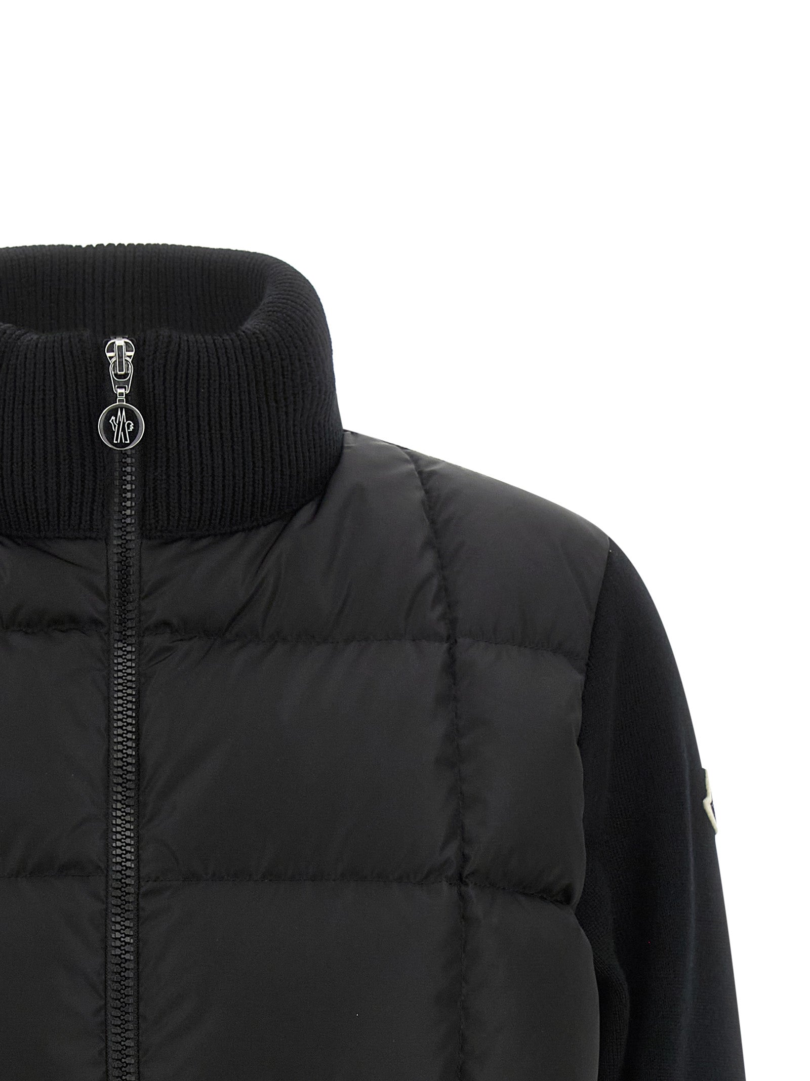 Black Virgin Wool Cardigan