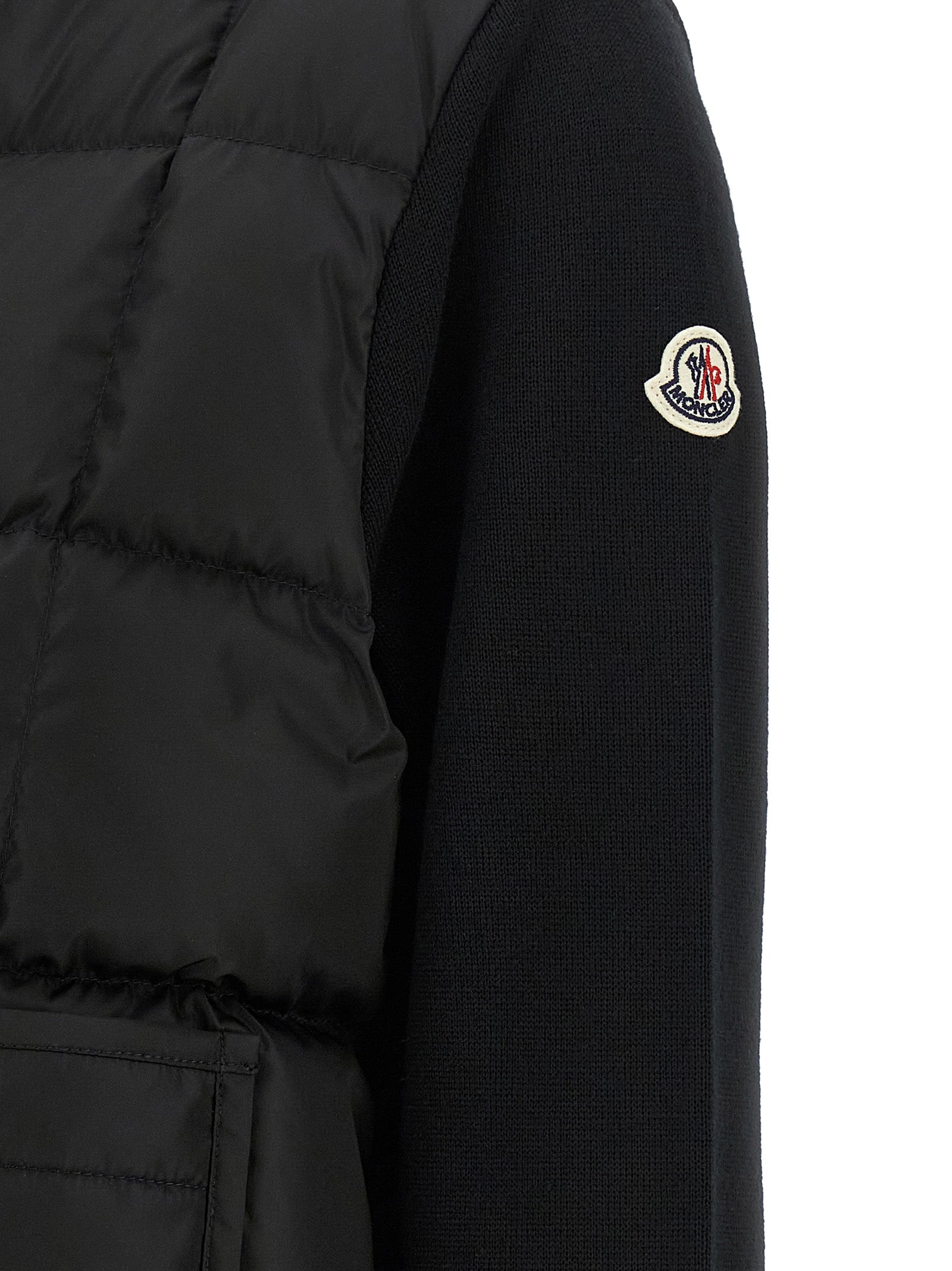 Black Virgin Wool Cardigan