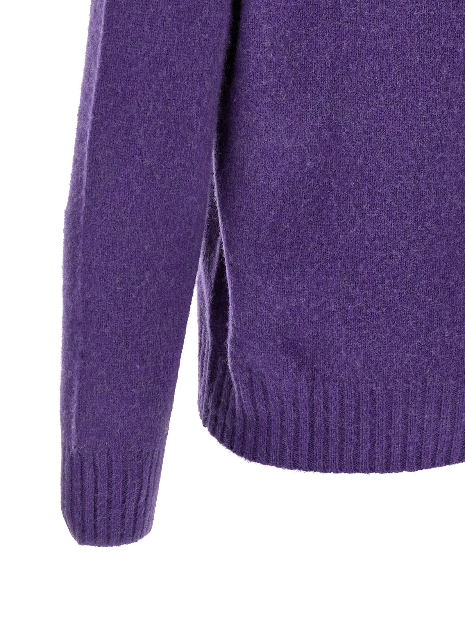 Purple Wool Cardigan