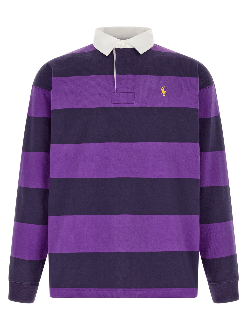 Purple Cotton Polo Shirt