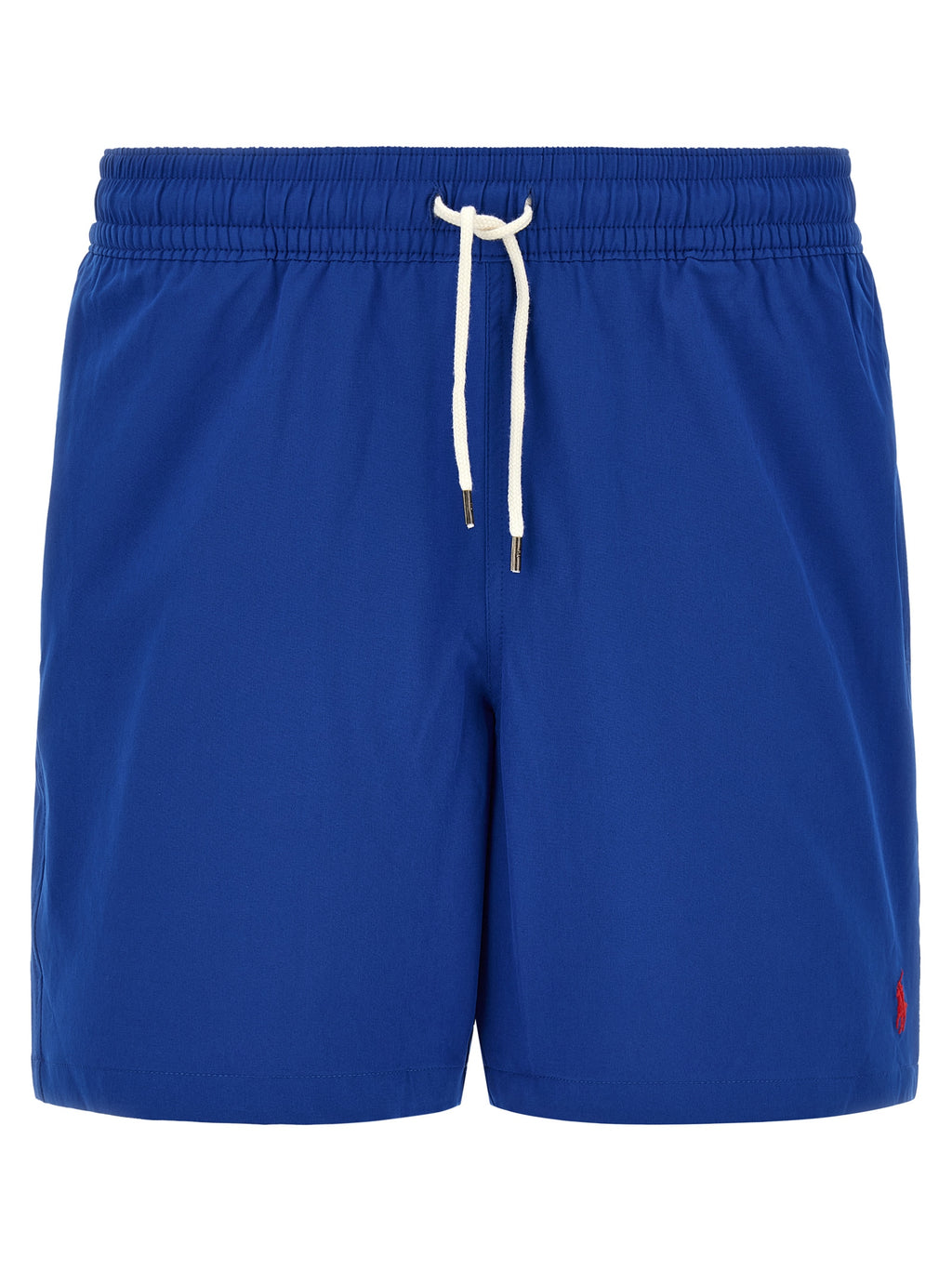 Blue Polyester Swim Shorts
