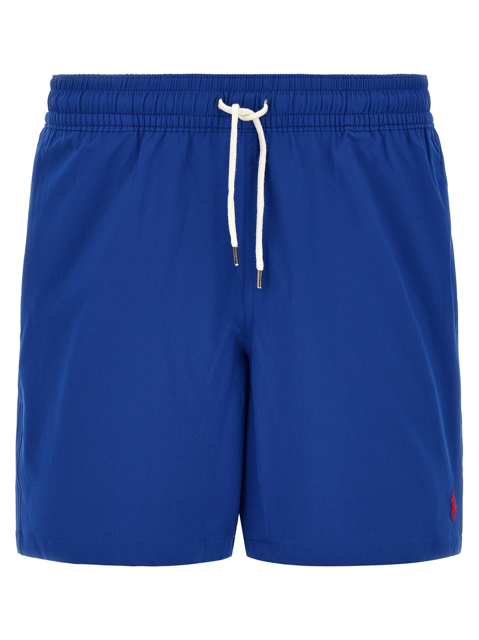 Blue Polyester Swim Shorts