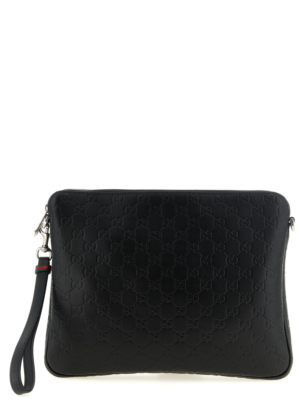 Black Calfskin Crossbody Bag