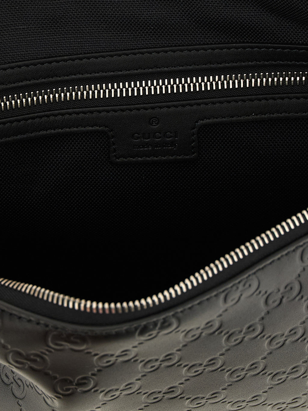 Black Calfskin Crossbody Bag