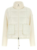 White Virgin Wool Full-Length Jacket
