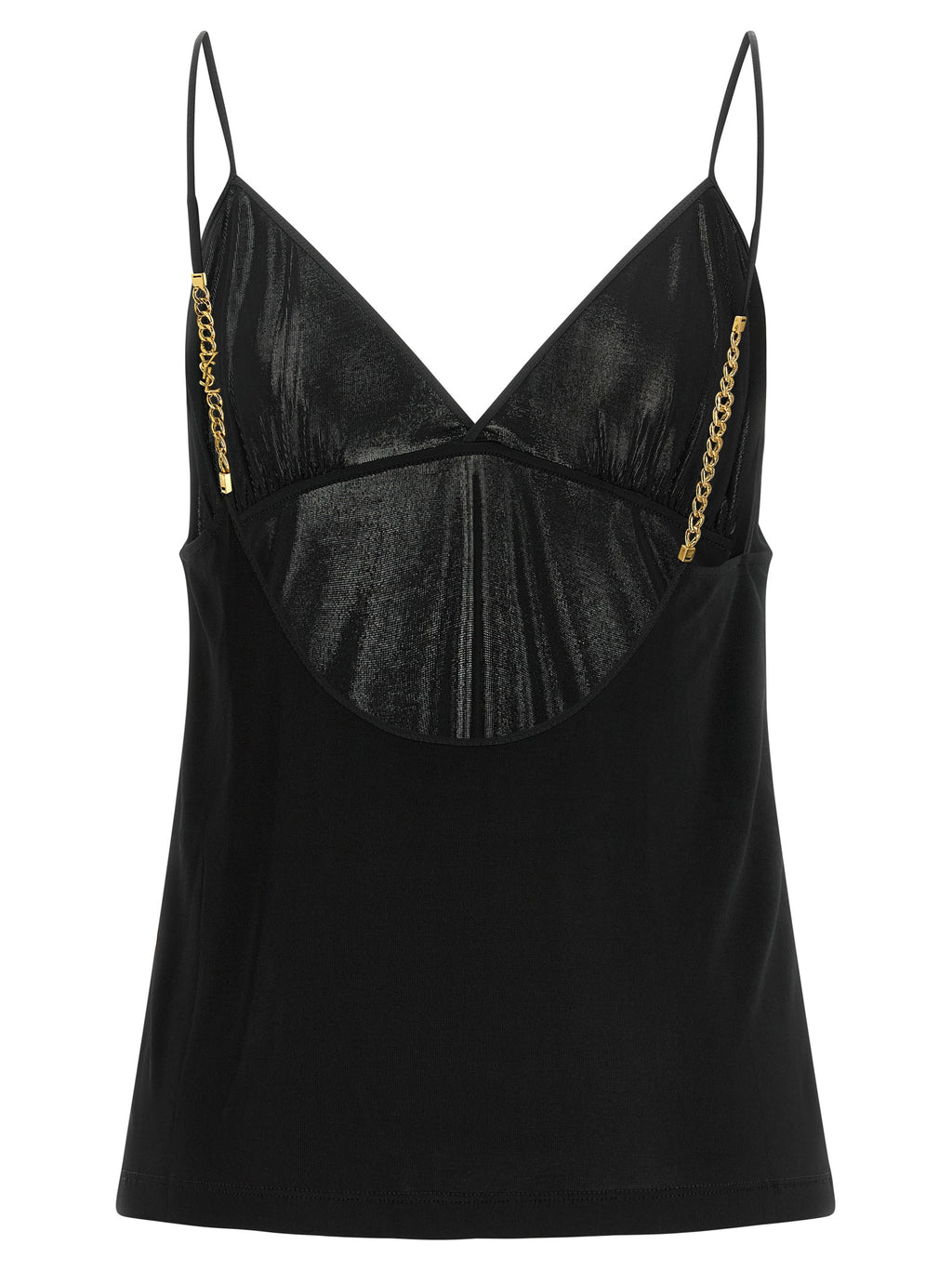 Black Viscose Tank Tops