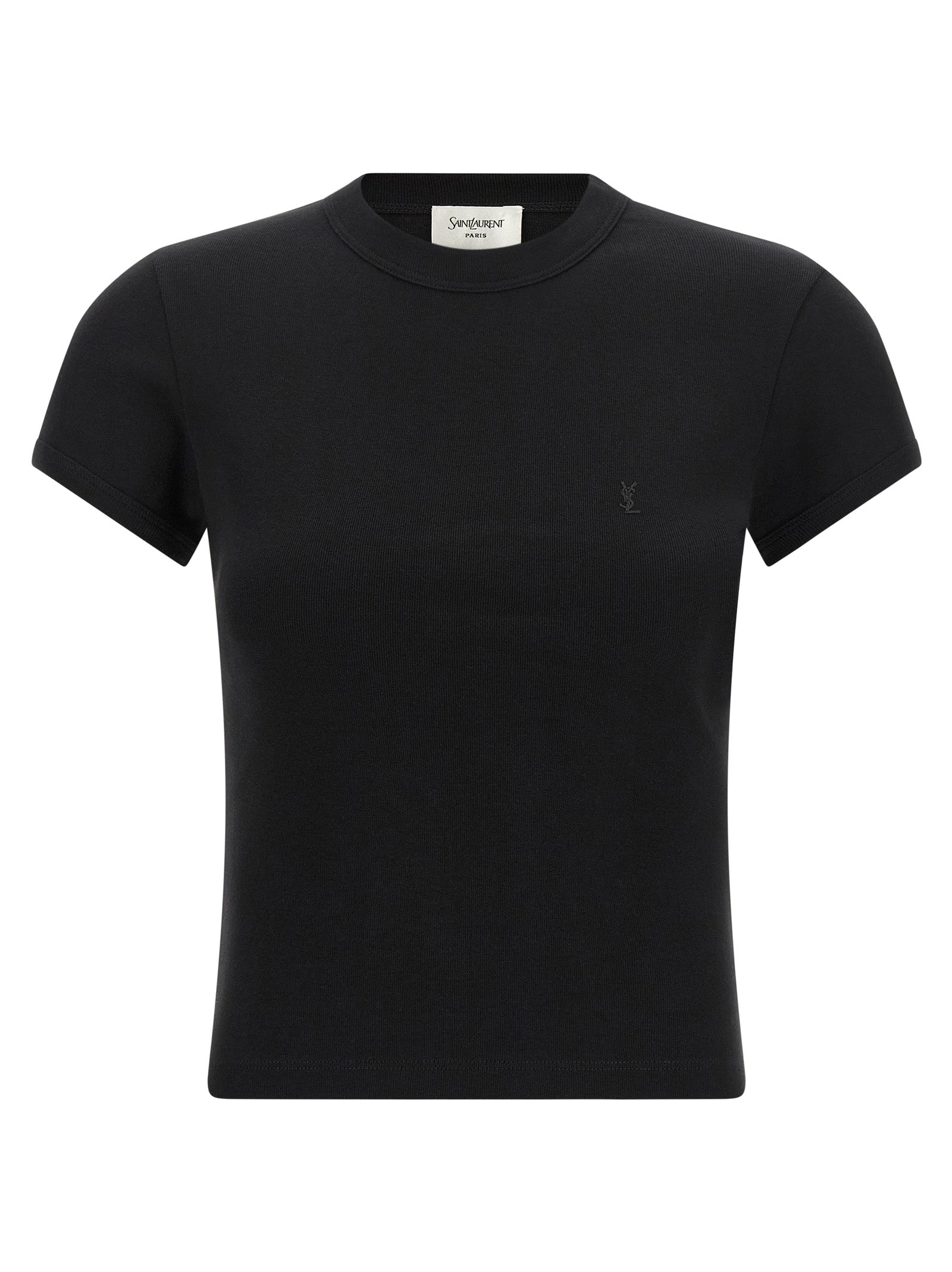 Black Cotton T-Shirt