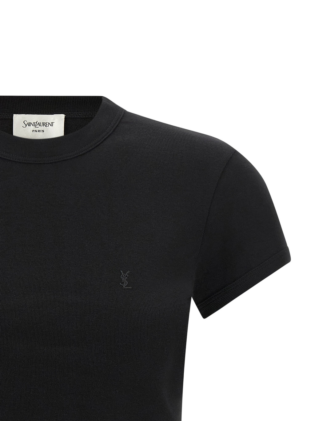 Black Cotton T-Shirt