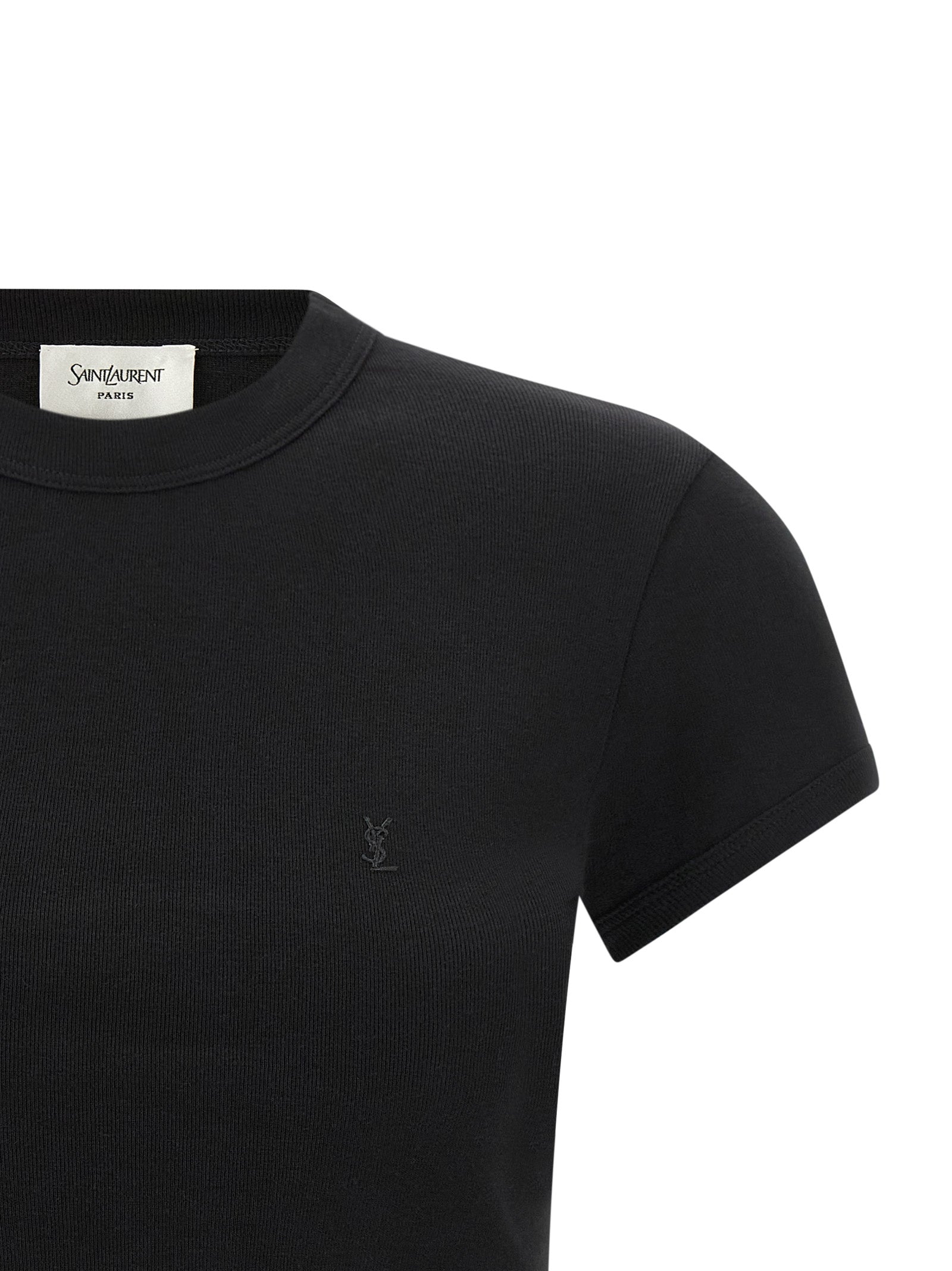 Black Cotton T-Shirt