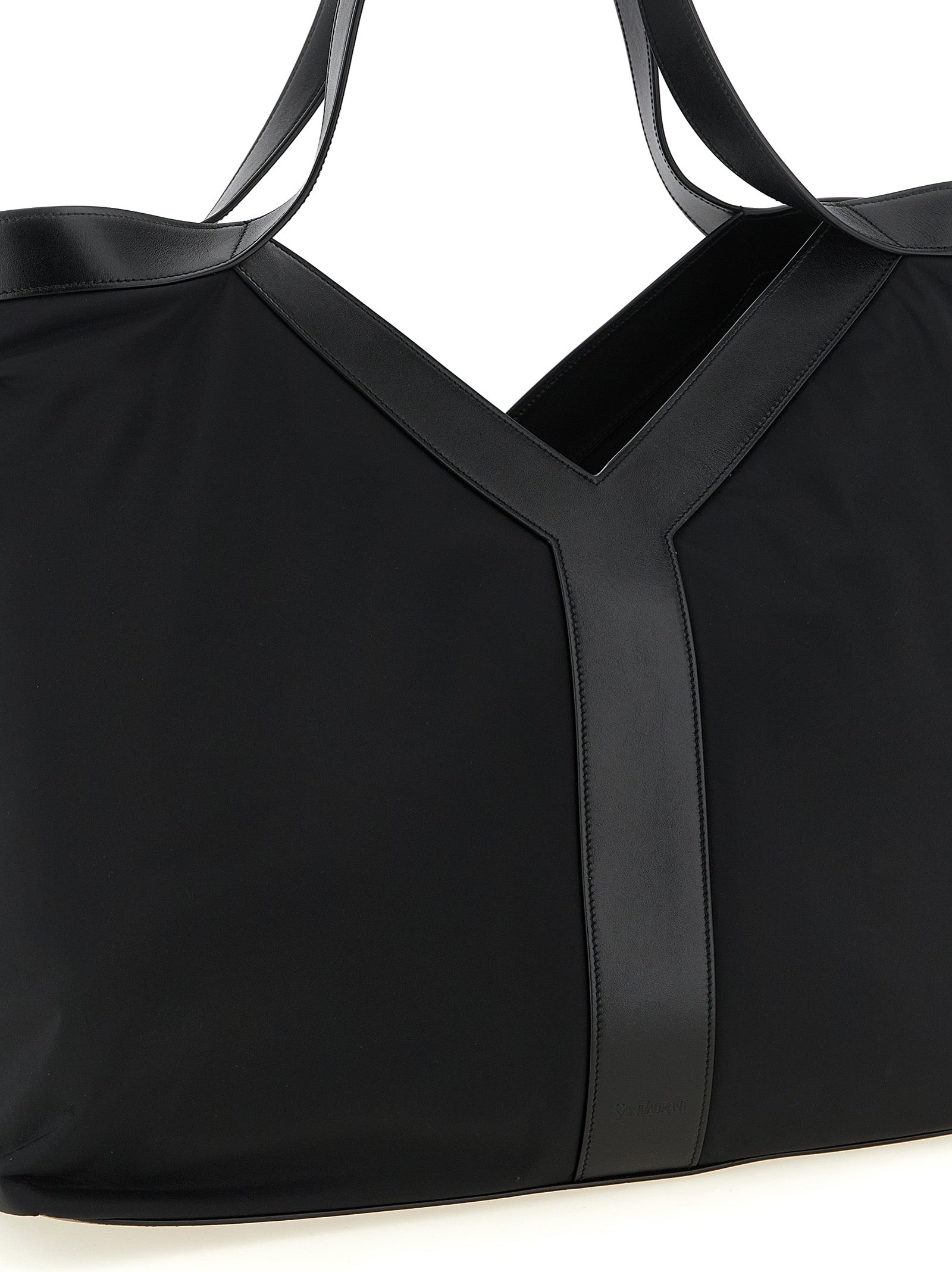 Black Calfskin Tote Bag