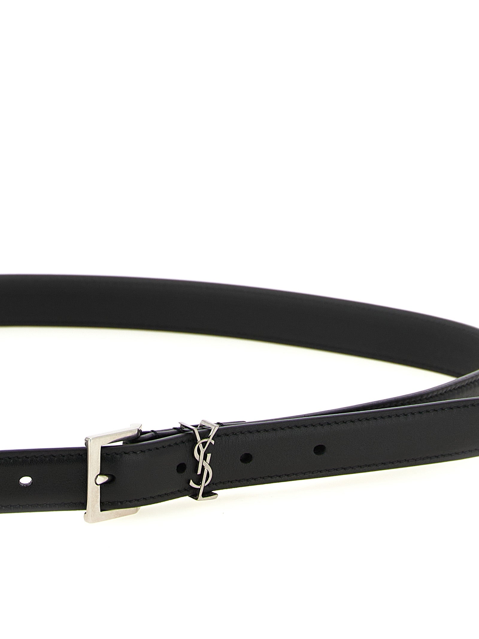 Black Calfskin Regular Belt