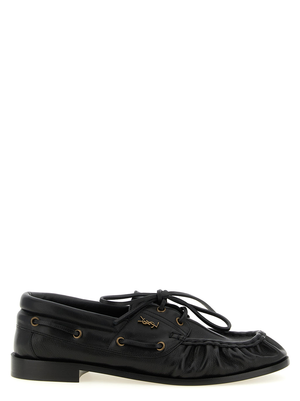Black Calfskin Slip-On Loafers