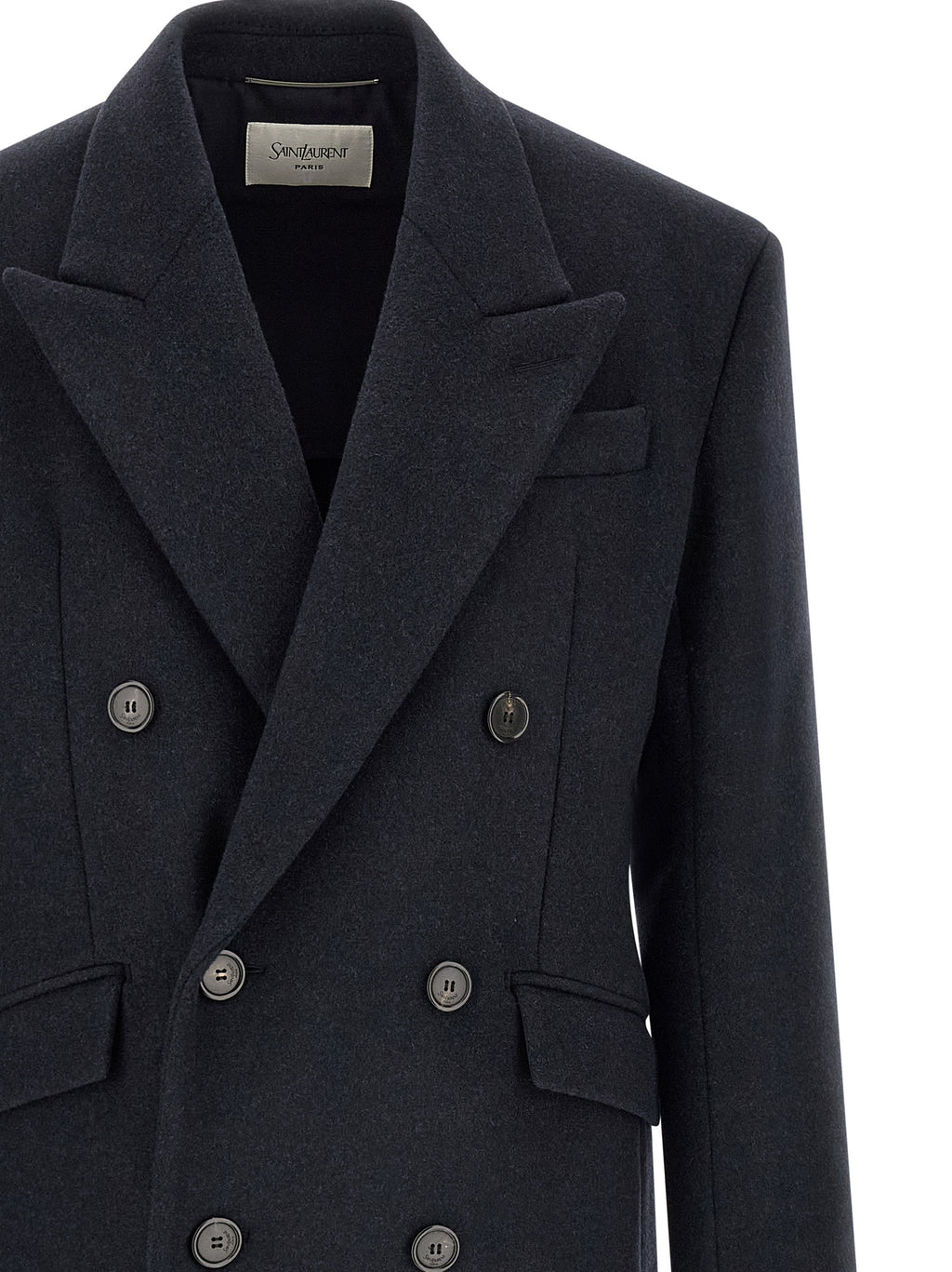 Blue Wool Coat