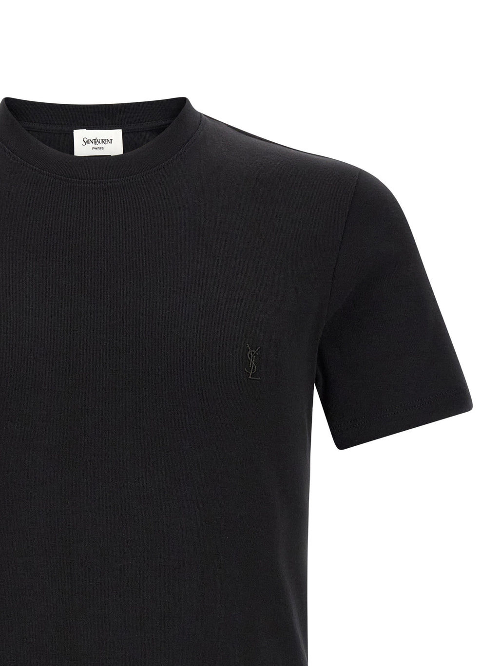 Black Cotton T-Shirt