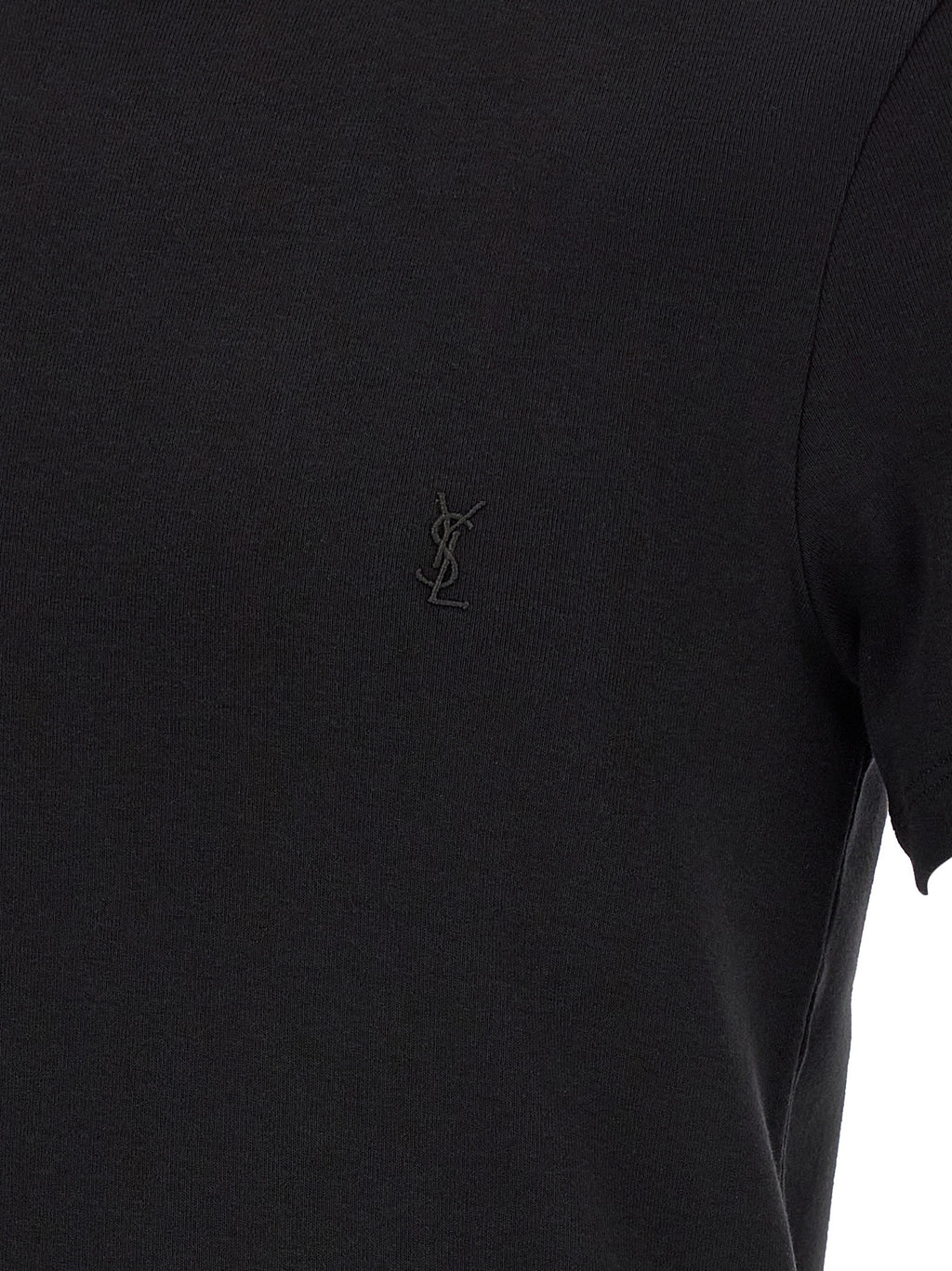 Black Cotton T-Shirt