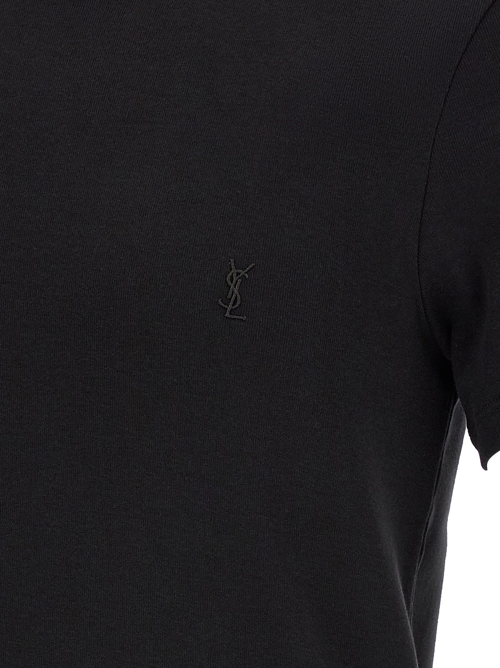 Black Cotton T-Shirt