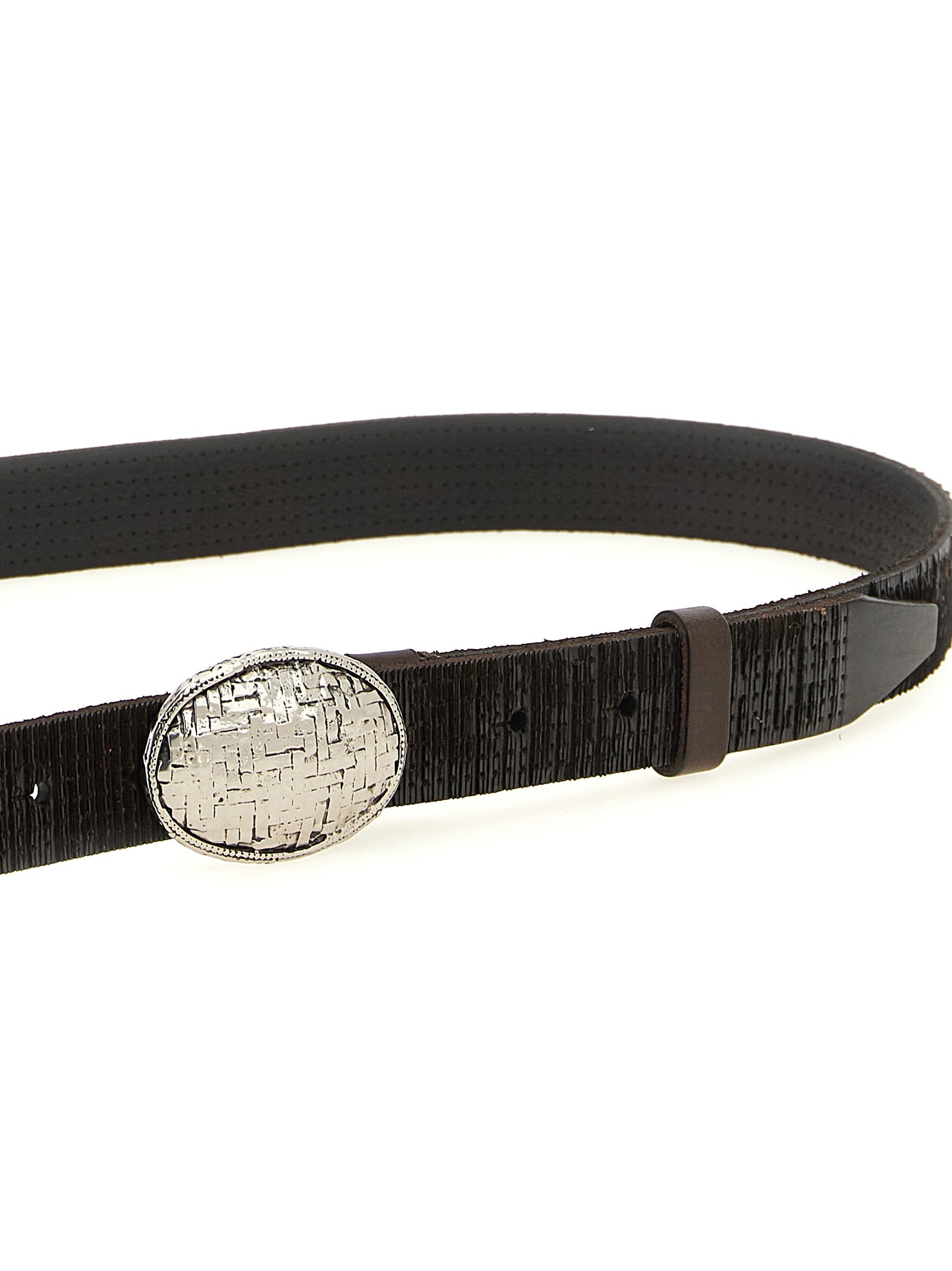 Brown Calfskin Regular Belt
