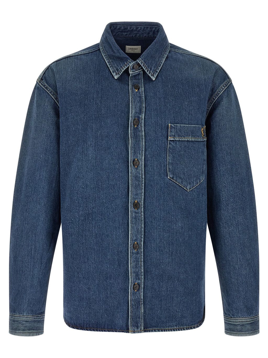 Blue Cotton Blouse