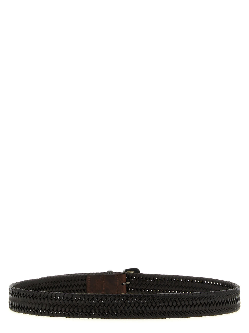 Brown Leather Regular Belt