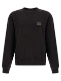 Black Cotton Sweatshirt
