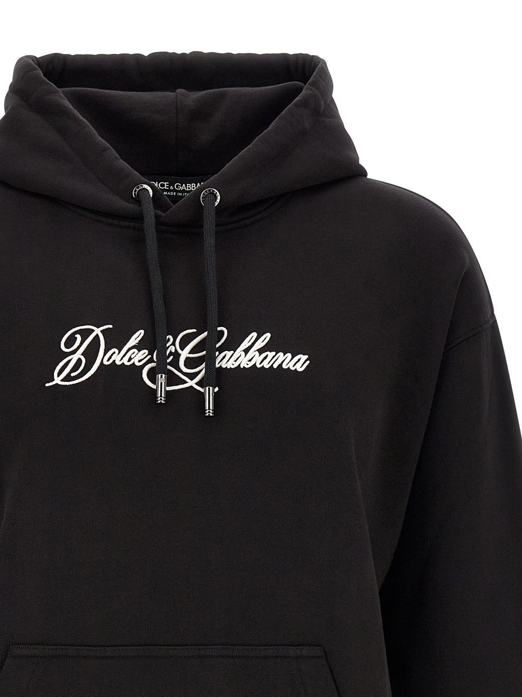 Black Cotton Sweatshirt