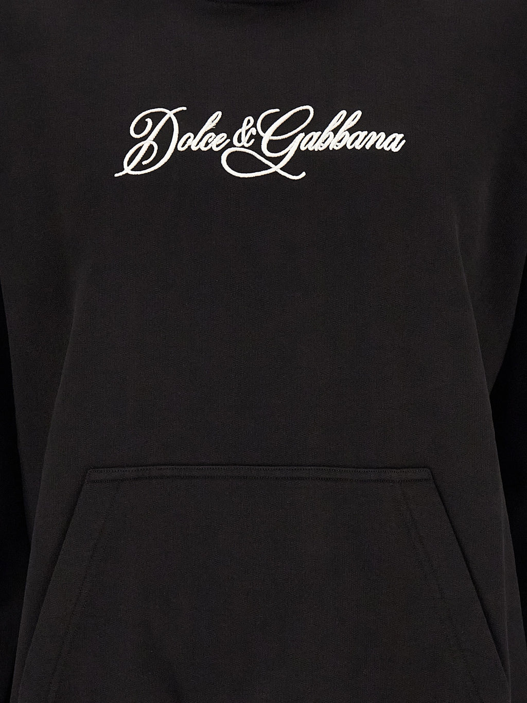 Black Cotton Sweatshirt