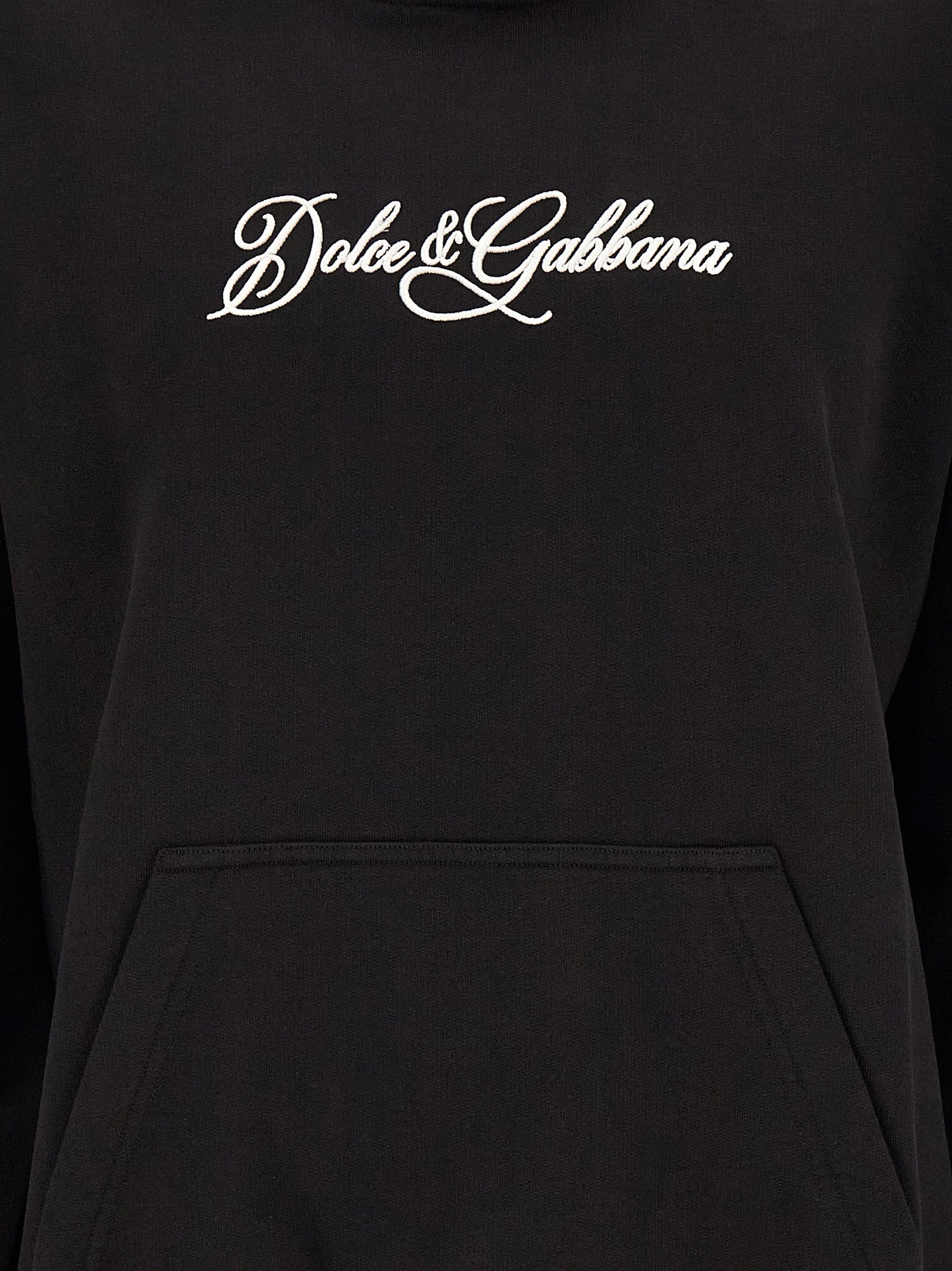 Black Cotton Sweatshirt