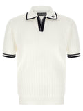 Bicolor Cotton Polo Shirt