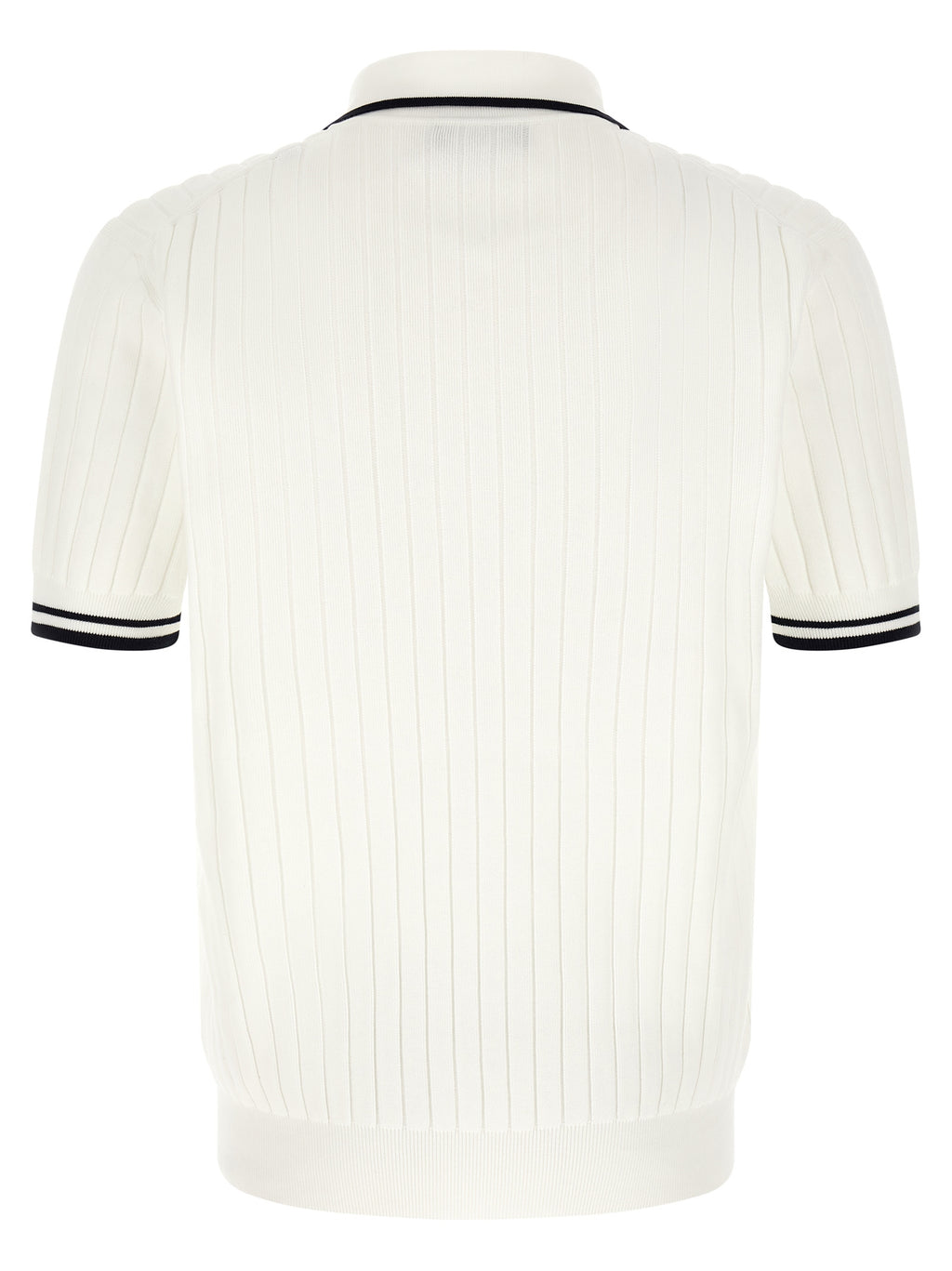 Bicolor Cotton Polo Shirt