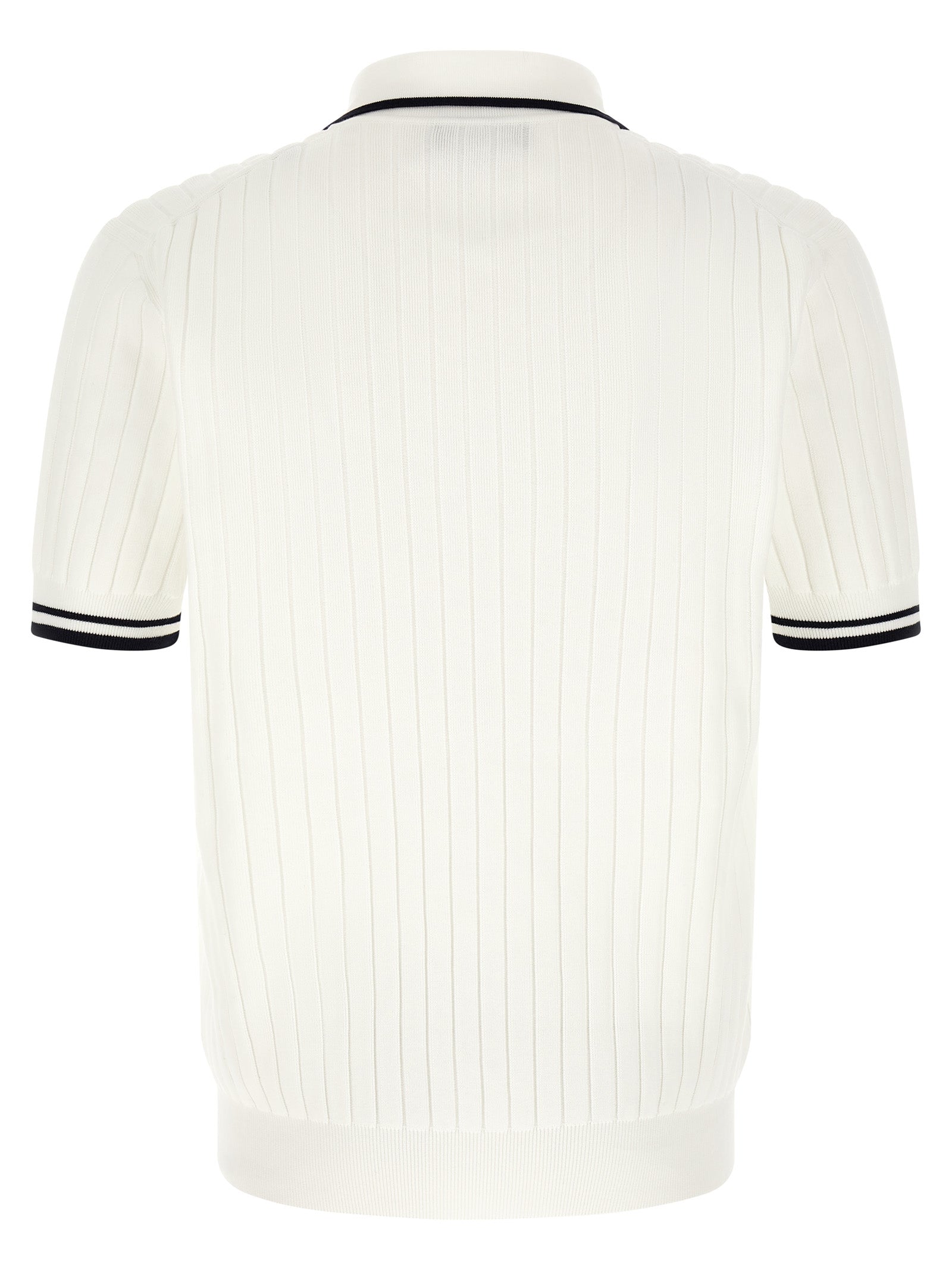 Bicolor Cotton Polo Shirt
