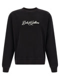 Black Cotton Sweatshirt