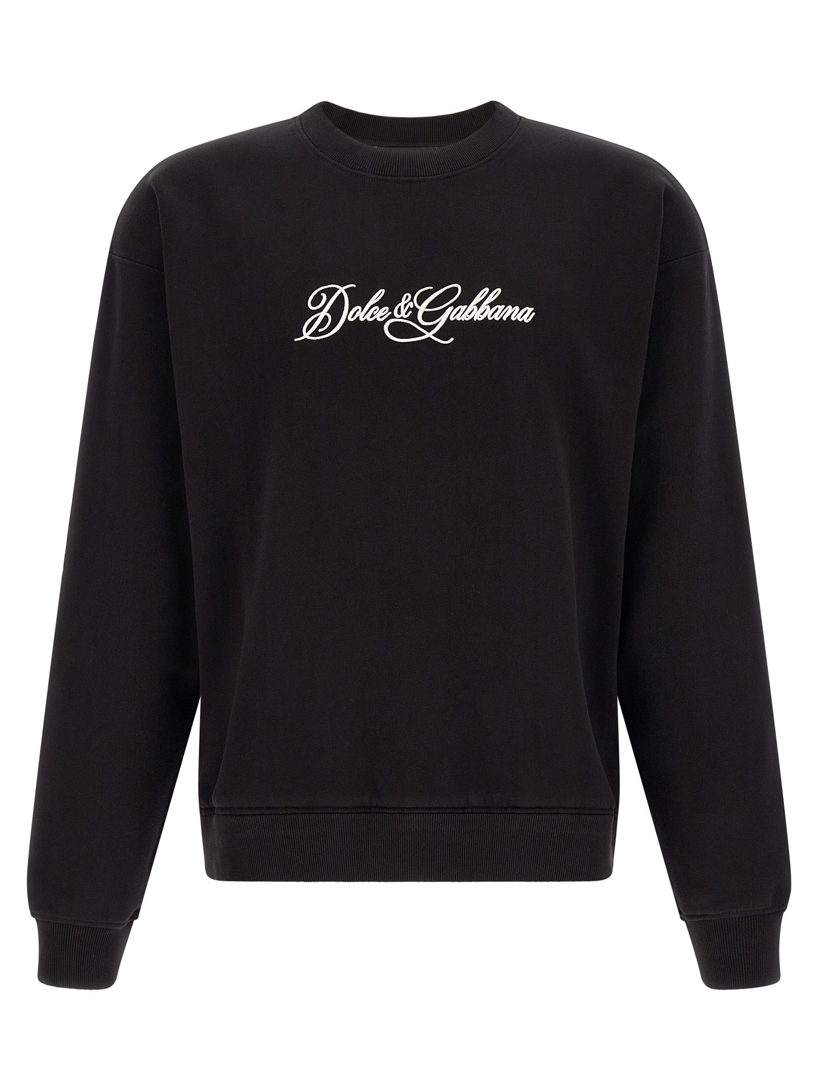Black Cotton Sweatshirt