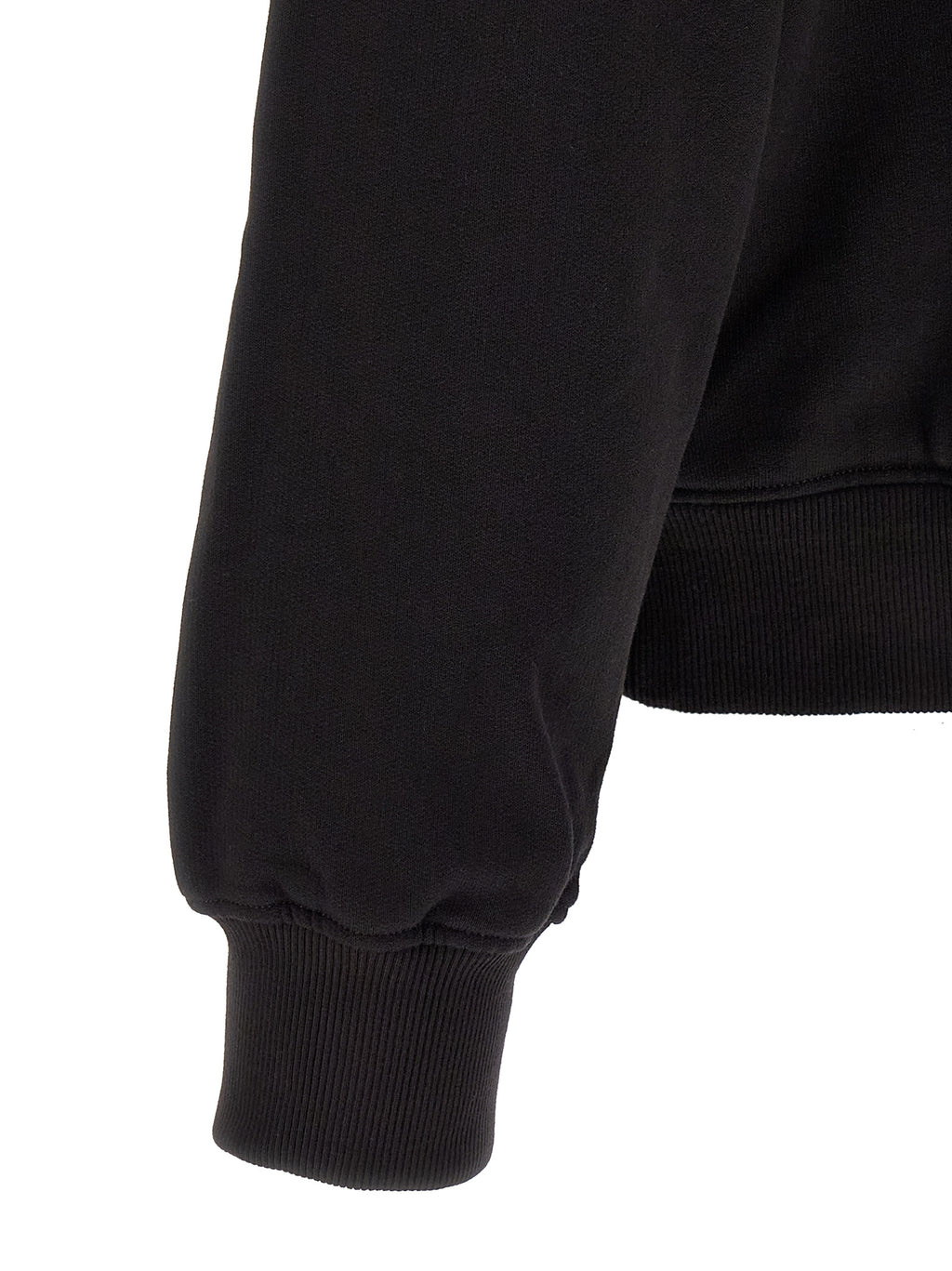 Black Cotton Sweatshirt