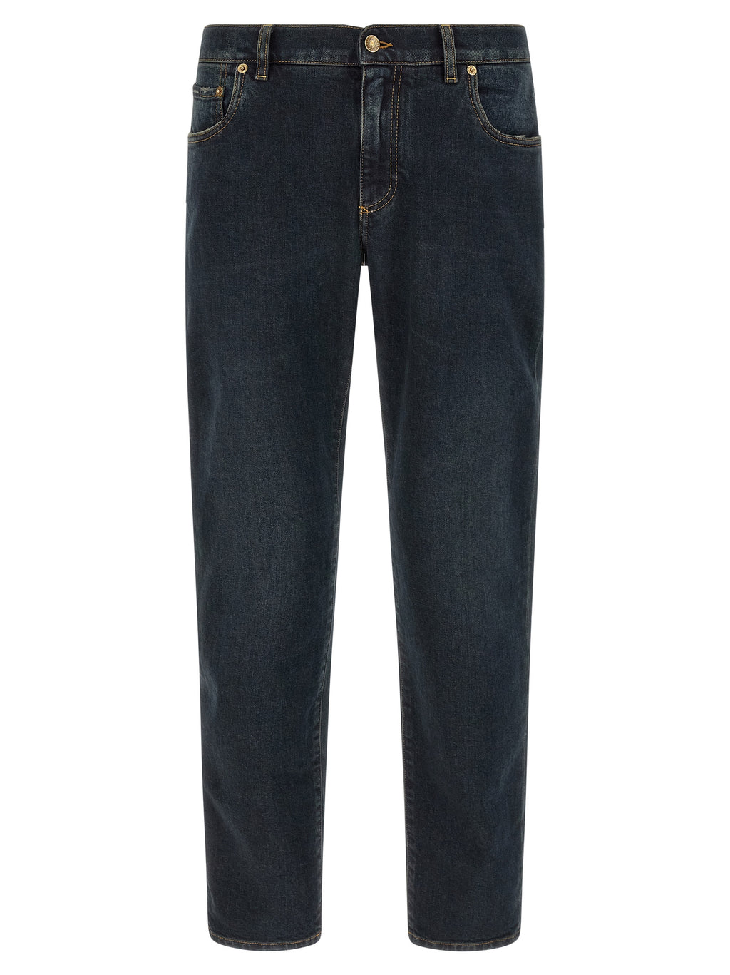 Blue Cotton Skinny Jeans